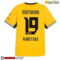 Moške Nogometnih dresov Borussia Dortmund Konstantinos Karetsas #19 Domači 2026-27 Kratki rokavi